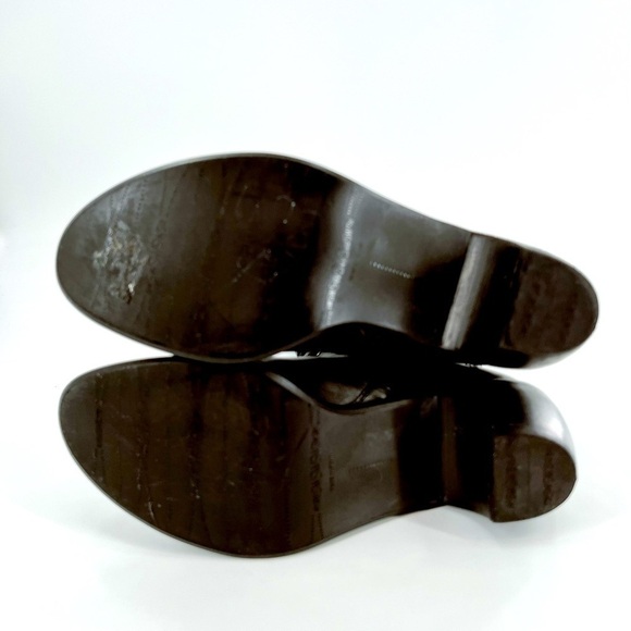 STUART WEITZMAN BLACK LACE UP BOOTS Size 7 M - Picture 10 of 14